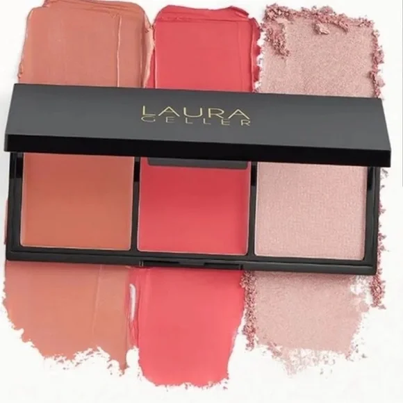 Laura Geller Beauty- Made to Multitask Eye, Lip, Cheek Palette “Think Pink” - Picture 1 of 6